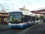 (148'276) - VBZ Z�rich - Nr. 176 - Hess/Hess Gelenktrolleybus am 9. Dezember 2013 in Z�rich, Bucheggplatz